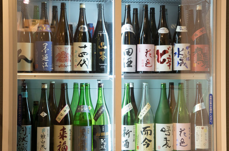 日本酒と焼き鳥